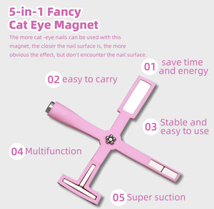 Rarjsm 5-in-1 Fancy multifunctional Cat Eye Magnetic $12.99