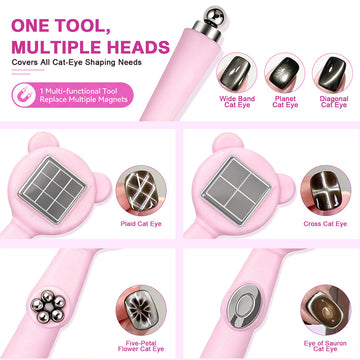 RARJSM bear cat eye magnet superior craftsmanship durable anti-drop silicone sleeve vs ordinary magnet comparison