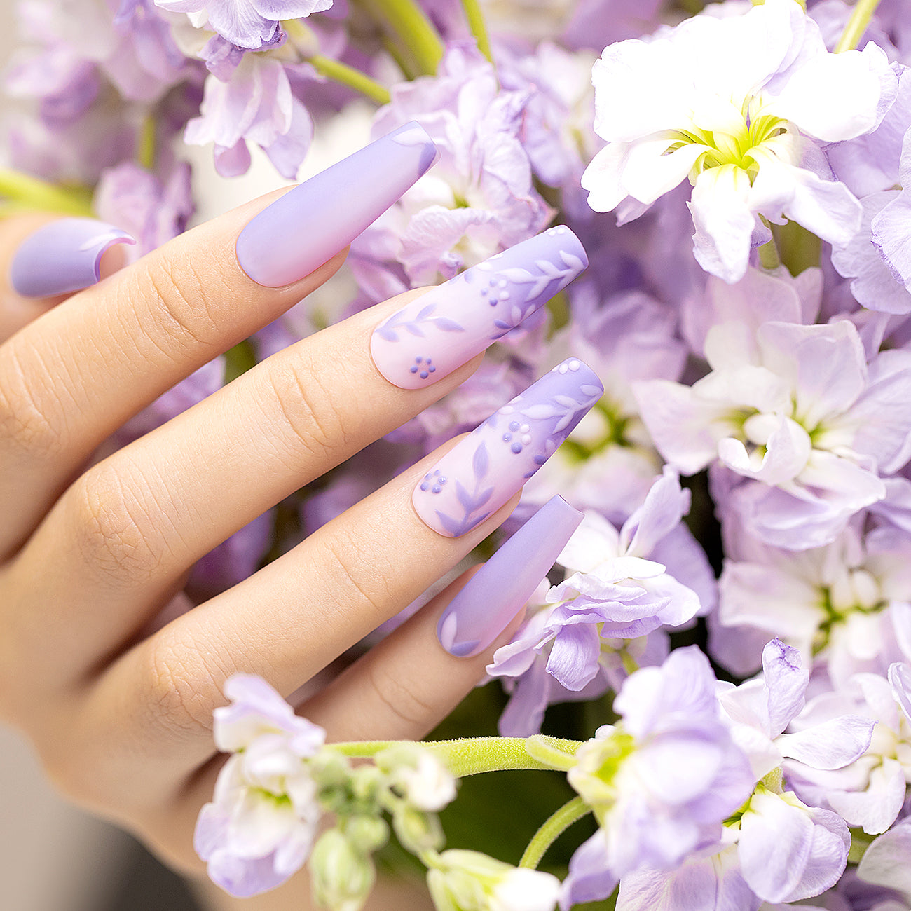 Lavender Bloom - Gel Polish Set 6 Colors 7.5ml TPO HEMA Free