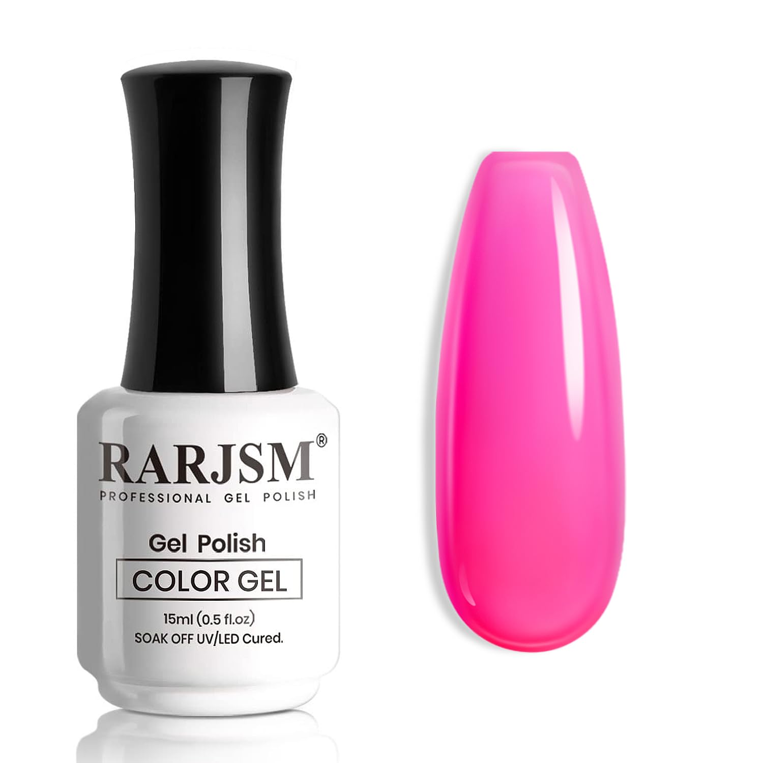 Hot Pink Jelly Gel Nail Polish 15ml