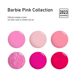 Barbie Pink | RARJSM ® 6 Colors Nail Gel Polish Set