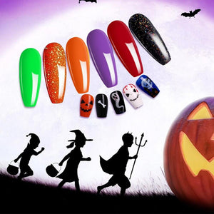 🎃Flash Sale🔥RARJSM ® Halloween Girl - 6 Shades Gel Nail Polish Set|7.5ml 6pcs