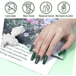 RARJSM gel polish safety features - low odor non-toxic natural resins no harm to skin TPO HEMA free certified