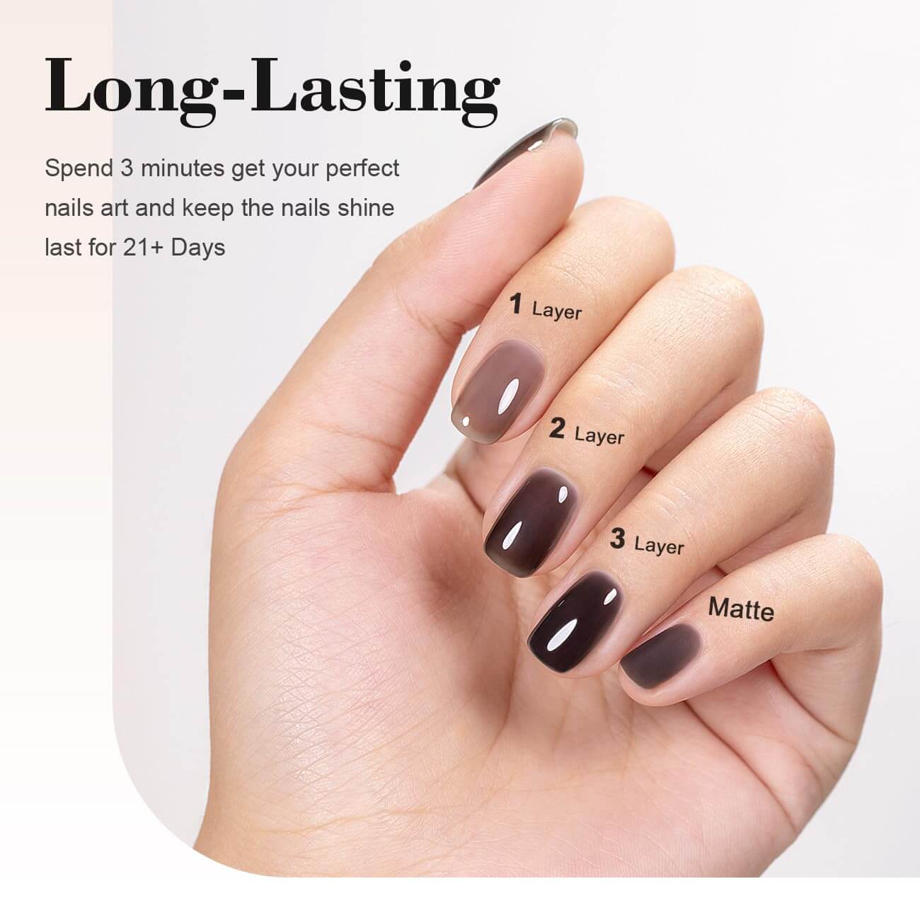 Rarjsm® Jelly black gel nail polish transparent gel polish colors
