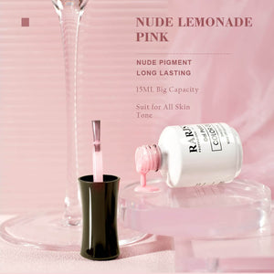 Lemon Pink|RARJSM ®Classic Nude Pink Gel Nail Polish|15ml #530