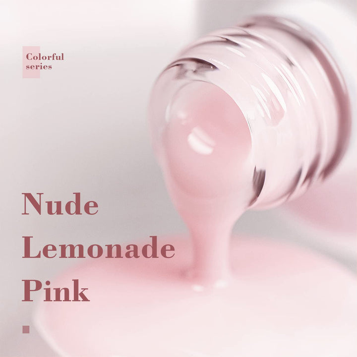Lemon Pink|RARJSM ®Classic Nude Pink Gel Nail Polish|15ml #530