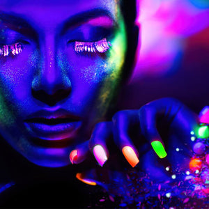 Purple | RARJSM ® Halloween luminous Glow In The Dark Color Gel nail Polish|15ml