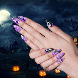Purple | RARJSM ® Halloween luminous Glow In The Dark Color Gel nail Polish|15ml