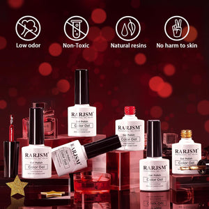 RARJSM ® 6 Colors Red Wedding Series Classic Gel Polish Set | 7.5ml 6pcs