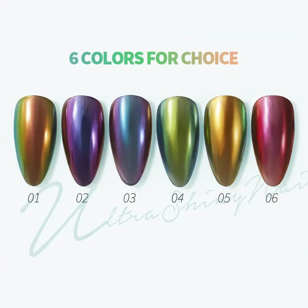 Rarjsm chrome ombre nails Liquid Chrome Powder Nail Art Kit 30% off