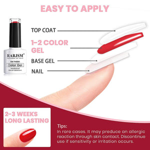RARJSM ®Classic Color Gel Set |Classic 6 Colors Nail Polish Set | 7.5ml 6pcs