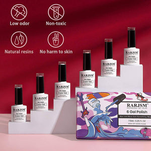 RARJSM ®Classic Color Gel Set |Classic 6 Colors Nail Polish Set | 7.5ml 6pcs