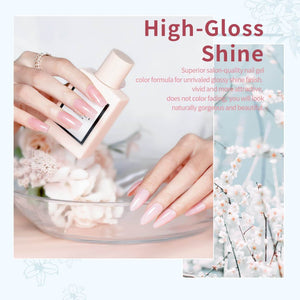 RARJSM ®Classic Color Gel Set |Icy Jelly Gel Nail Polish Set of 6 Translucent Colors|7.5 ml 6 PCS