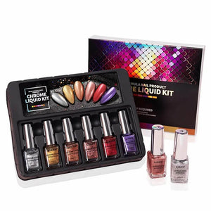 Rarjsm Metallic Serise chrome nail gel 6 pcs Set $27.99