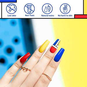 RARJSM ® Nail Art Gel Liner | 12 Colors Primary Color Painting Nail Gel Polish Set|8ml 12pcs
