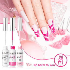 RARJSM ® Nail Art Gel Liner | 6 Classic Colors Pastel Color Painting Nail Gel Polish Set|8ml 6pcs