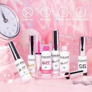 RARJSM ® Nail Art Gel Liner | 6 Classic Colors Pastel Color Painting Nail Gel Polish Set|8ml 6pcs