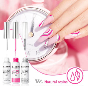 RARJSM ® Nail Art Gel Liner | 6 Classic Colors Pastel Color Painting Nail Gel Polish Set|8ml 6pcs