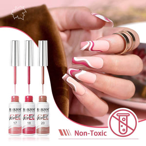 RARJSM ® Nail Art Gel Liner |Autumn Winter Collection | 12 Colors Nude Color Painting Nail Gel Polish Set|5ml 12pcs