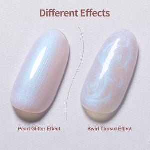 RARJSM ® Pearl White Shell Thread 6 in 1 Builder Gel |15ml #527