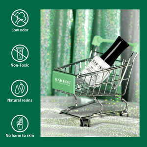 RARJSM ® Christmas Sparkly Green Diamond Glitter Gel Nail Polish