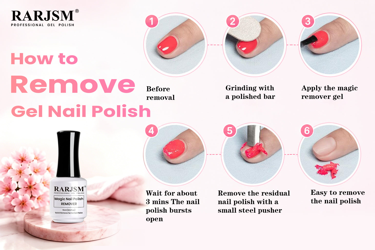 How to Remove Gel Nail Polish Fast at Home | Easy 3-Minute Gel Removal Guide