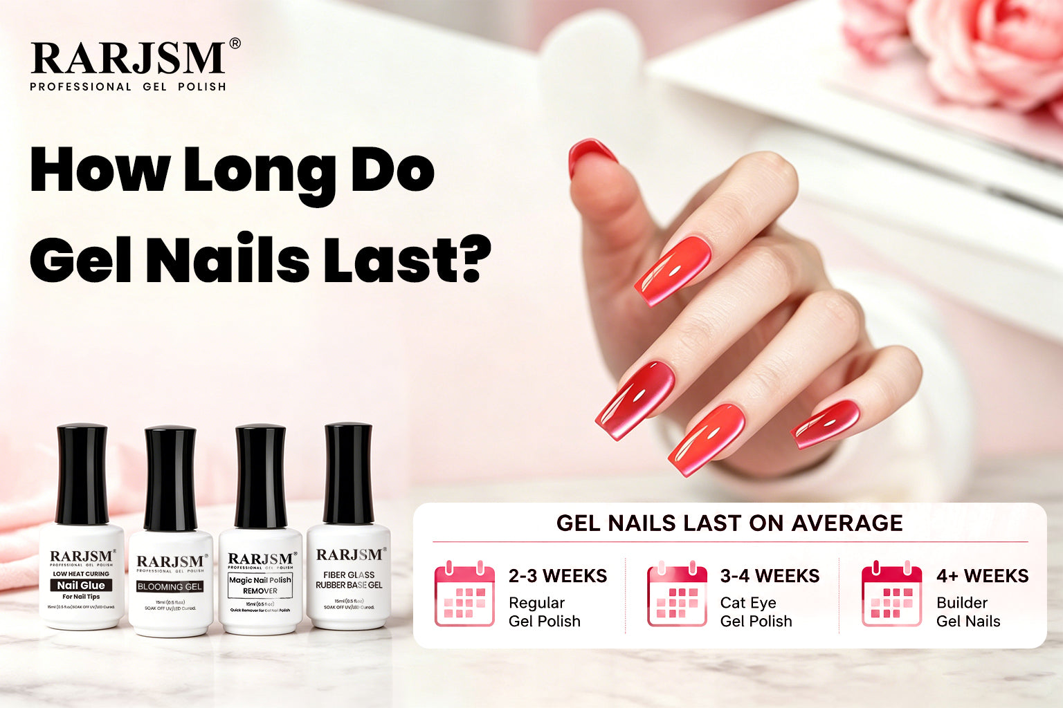 How Long Do Gel Nails Last? (And How to Make Them Last Longer) | RARJSM