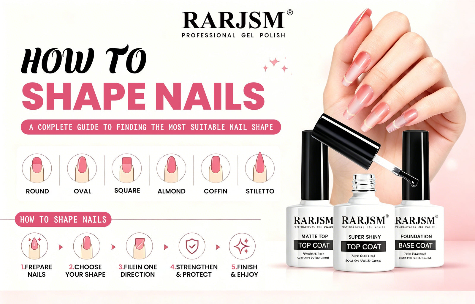 How to Shape Nails: A Complete Guide to Finding the Best Nail Shape