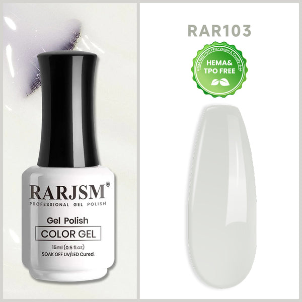 Milky White | RARJSM ®Classic Color Ge Polish| 15ml #103