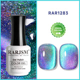 Blue Purple Holographic  Cat Eye Gel Nail Polish 15ml #1283