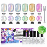 Fairy Dream Jelly Cat Eye Gel Polish Set - 6 Colors Spring-Summer Iridescent Collection 7.5ml - TPO & HEMA Free