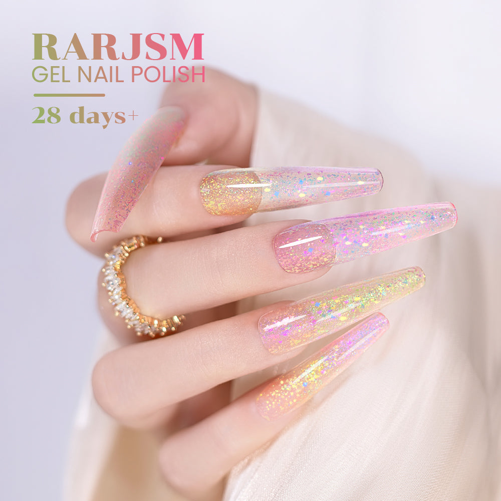 RARJSM gel nail polish 28 days long-lasting high-gloss shine chip-resistant professional salon quality
