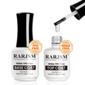 HEMA- und TPO-freies Base- und Top-Coat-Set 15 ml – Professionelle Gel-Lack-Grundierung und Versiegelung, 2 Stück