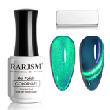 Magic Green Purple TPO HEMA Free Magic Ice Jelly Cat Eye Gel Polish