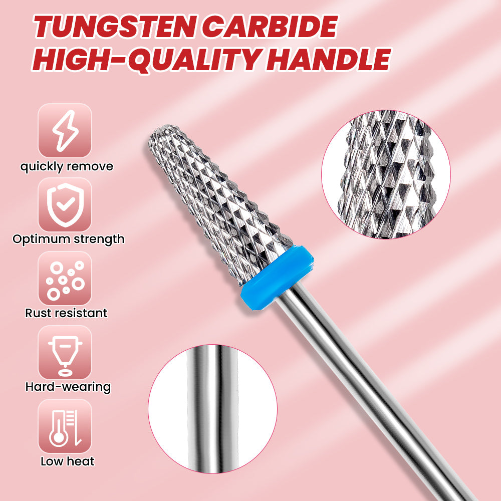 Tungsten carbide drill bits quickly remove optimum strength rust resistant hard-wearing low heat low vibration professional
