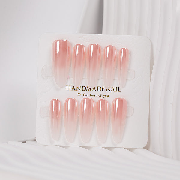 "Pink mirror"  Fashionable Press On Nails