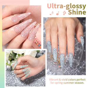 RARJSM ® Evergreen 6 Color St. Patrick's Day Gel Nail Polish Set