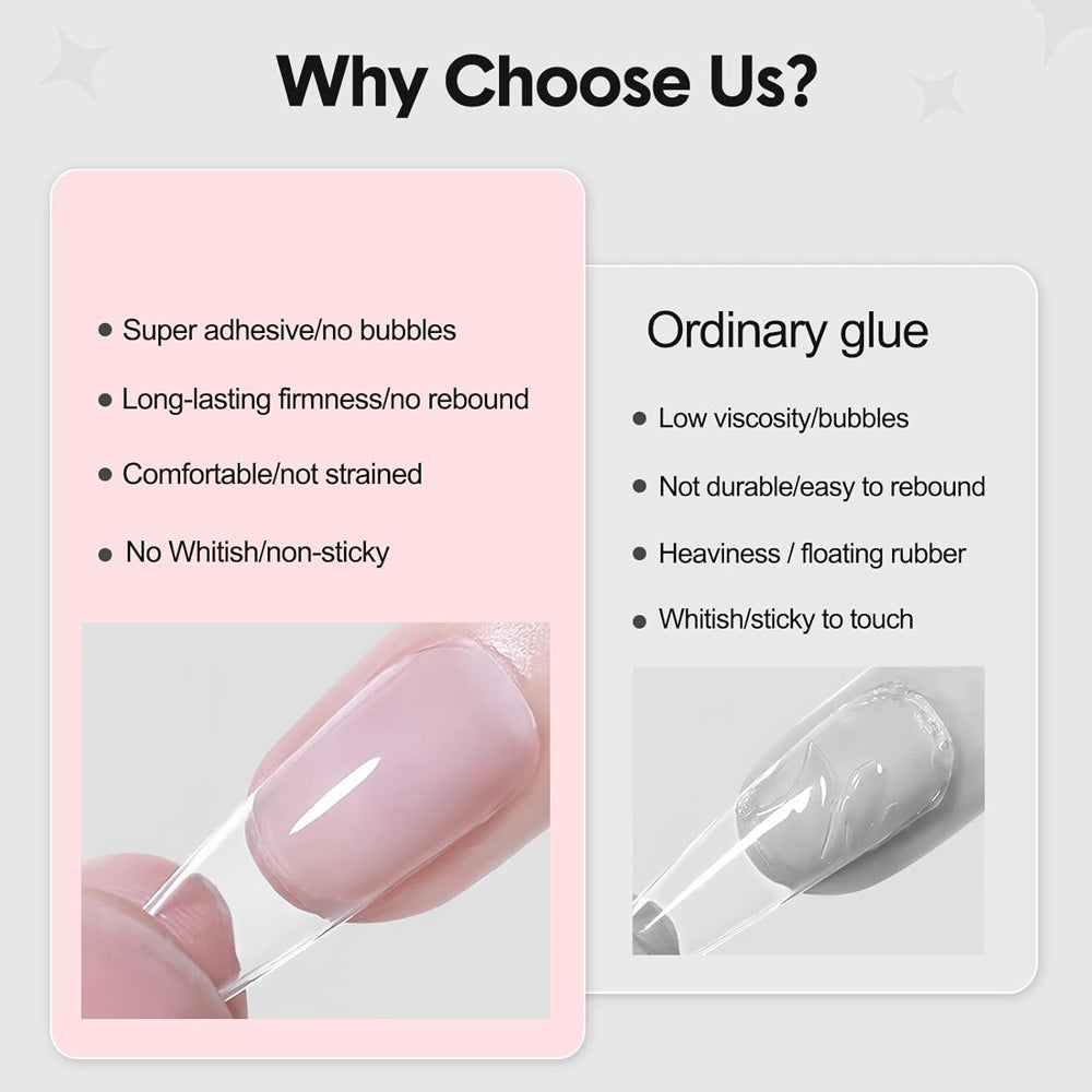 Why choose us super adhesive no bubbles long-lasting firmness no rebound comfortable not strained no whitish non-sticky
