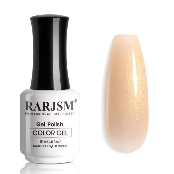 Golden Glow - Vernis à ongles gel pailleté 15ml R425