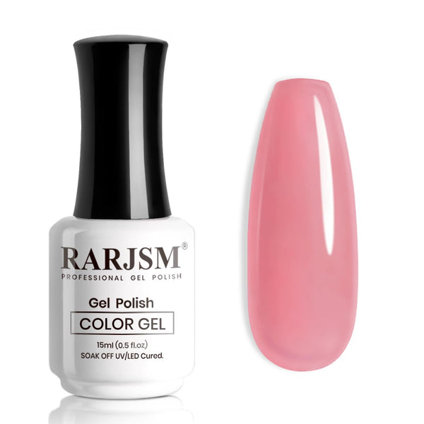 Vernis à ongles gel translucide en verre cristal rouge ambre