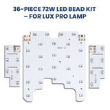 High power high brightness LED bead kit 72W double brightness one lamp brighter than two ordinary beads chip structure
