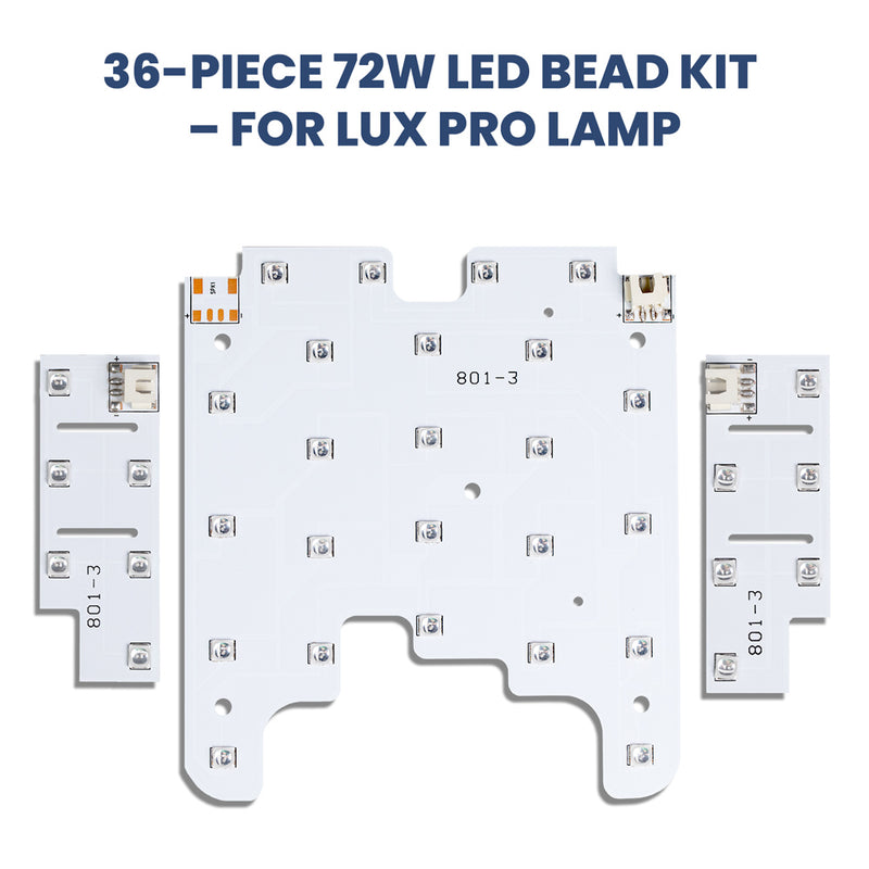 High power high brightness LED bead kit 72W double brightness one lamp brighter than two ordinary beads chip structure

