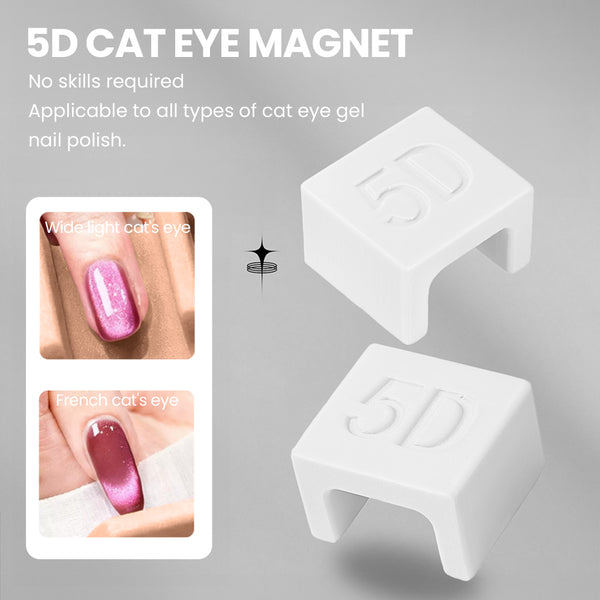 5D Cat Eye Magnet – Multi-Angle Nail Art Tool for Stunning Cat Eye Effects