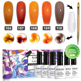 Venta Flash Set de Esmalte en Gel Bloom en Otoño 6 Colores 7.5ml - 50% de Descuento por Tiempo Limitado
