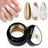 Gel Pintura Metal Cromo Espejo Oro Bronce 8ml