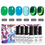 Flash Sale Enchanted Greenery Gel Polish Set 6 Colors - 50% OFF Limited Time Sale