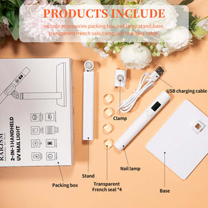 Mini UV Nail Light for Travel DIY Home Salon Use
