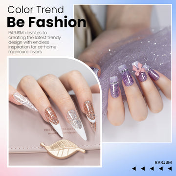 Ultra Prism Chunky Glitter Gel Polish Set - 6 Summer Autumn Colors Sequin & Glitter 7.5ml - TPO & HEMA Free