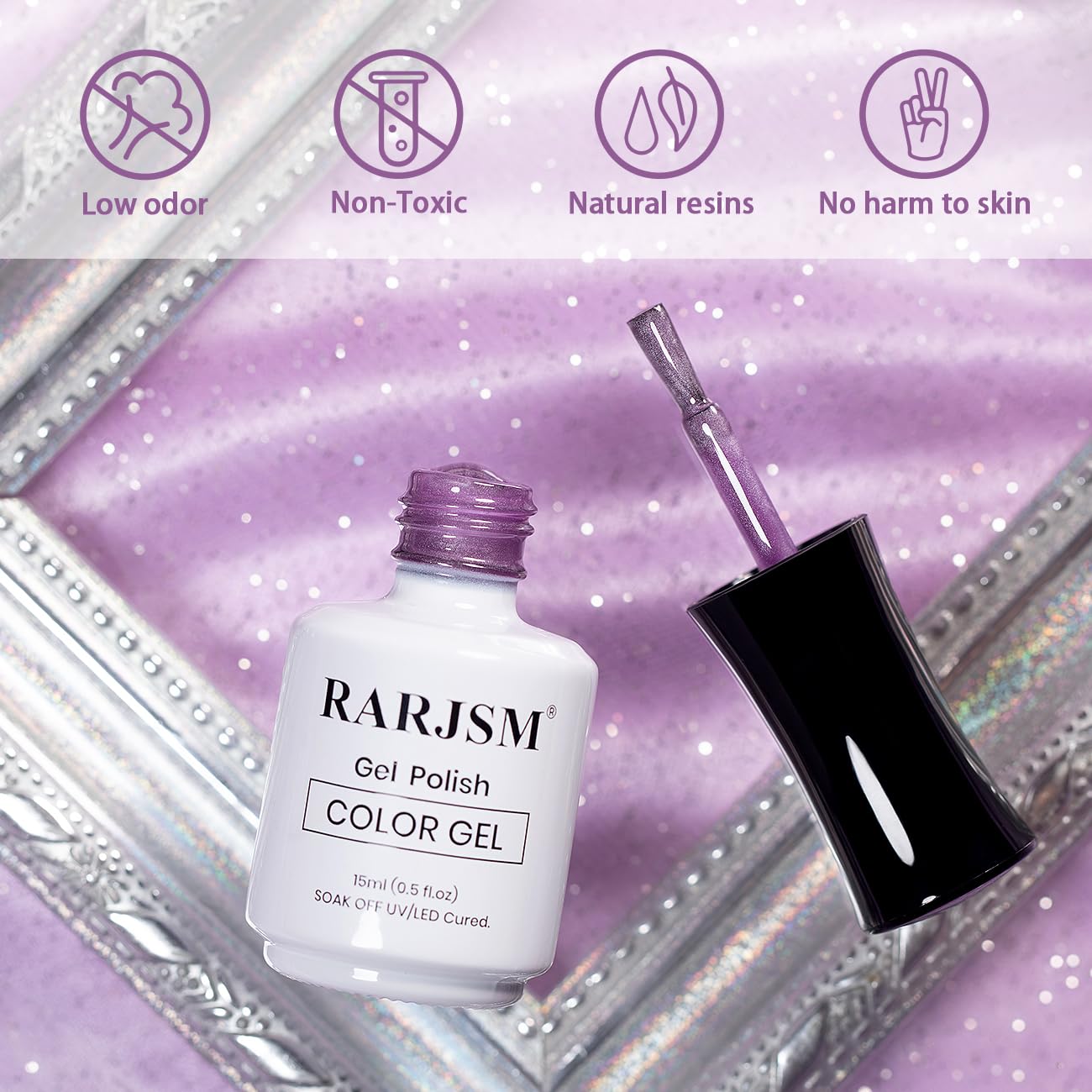 Low odor non-toxic natural resins no harm to skin HEMA TPO free vegan cruelty-free safe hypoallergenic formula
