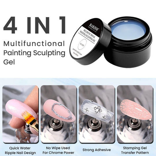Gel modellante per pittura multifunzionale 4 IN 1 senza strofinamento